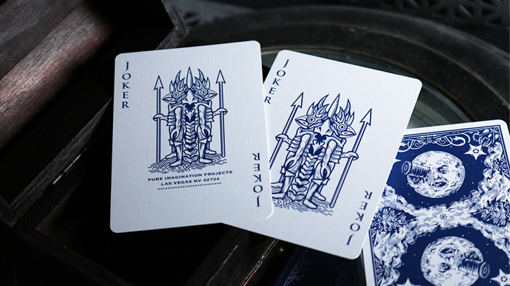 Les Melies Conquests Blue Playing Cards Limited Deck by Pure Imagination USPCC