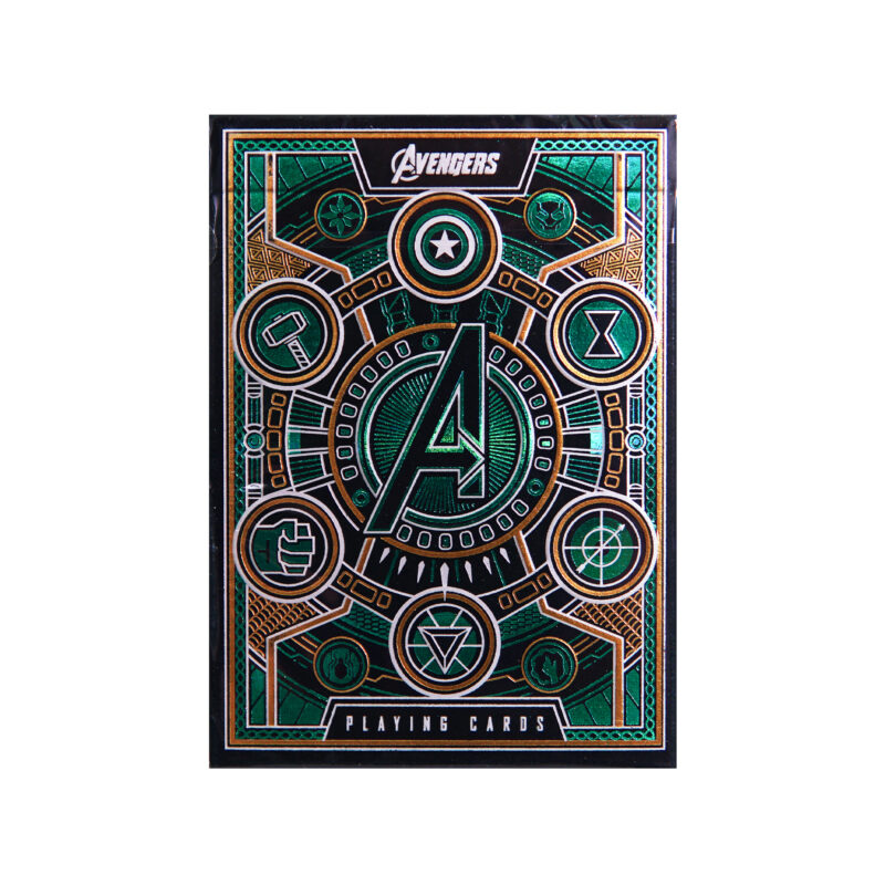 Avengers: Infinity Saga Green Playing Cards - Cards District