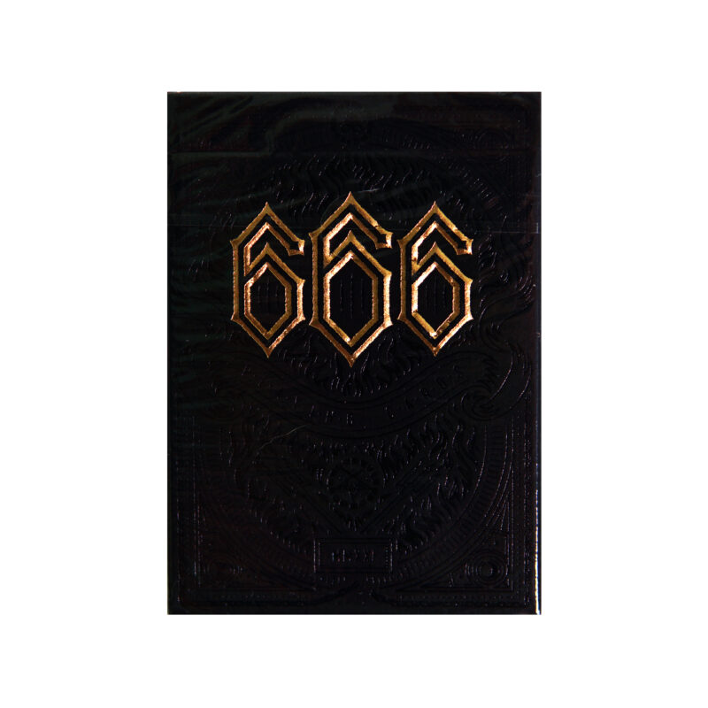 666 Greedy Gold Playing Cards - Cards District