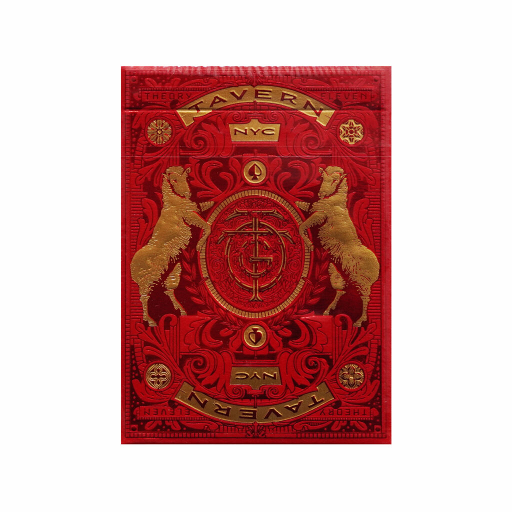 Theory11 Tavern on the Green Red Edition Playing Cards